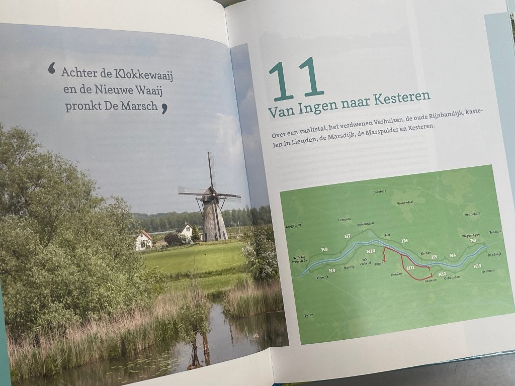 Langs de Nederrijn - Natuur en cultuur Wageningen en Wijk, Ophalen of Verzenden, 20e eeuw of later, Zo goed als nieuw