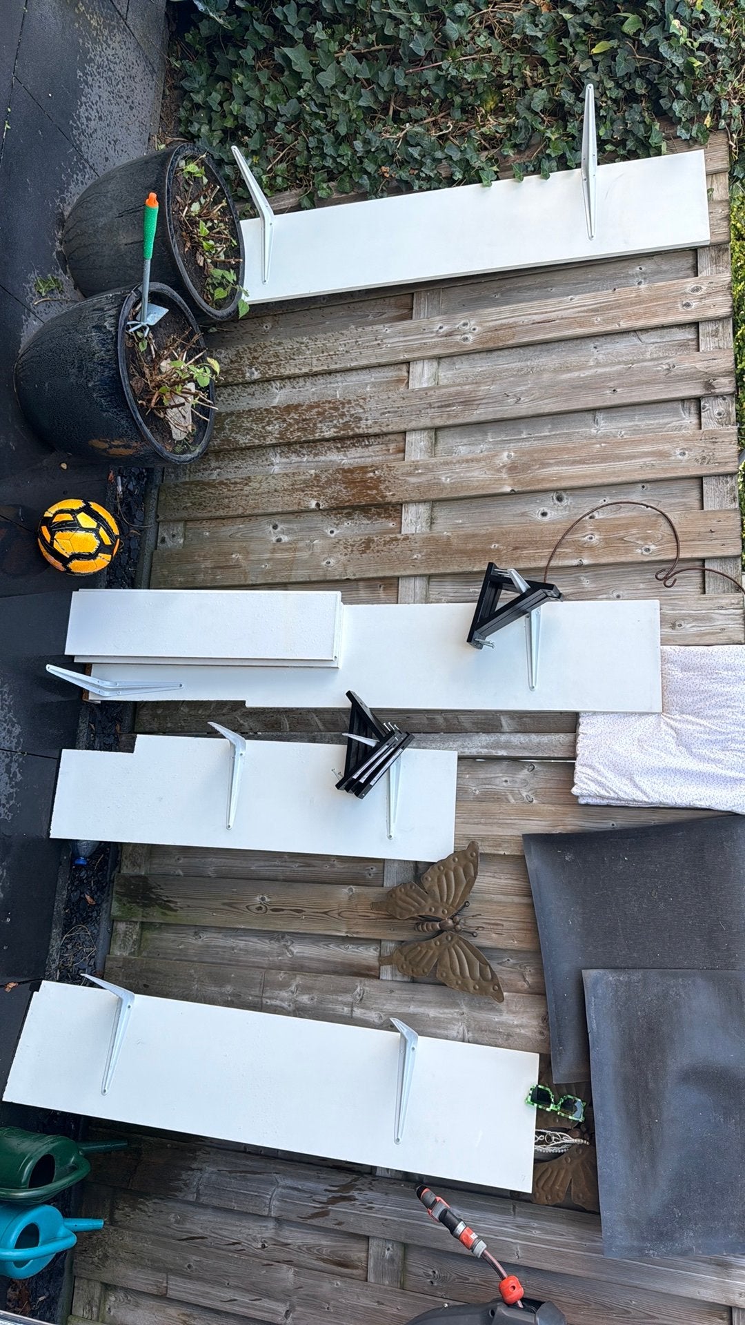 Planken incl beugels gratis, Ophalen, Minder dan 25 mm, Zo goed als nieuw, Plank