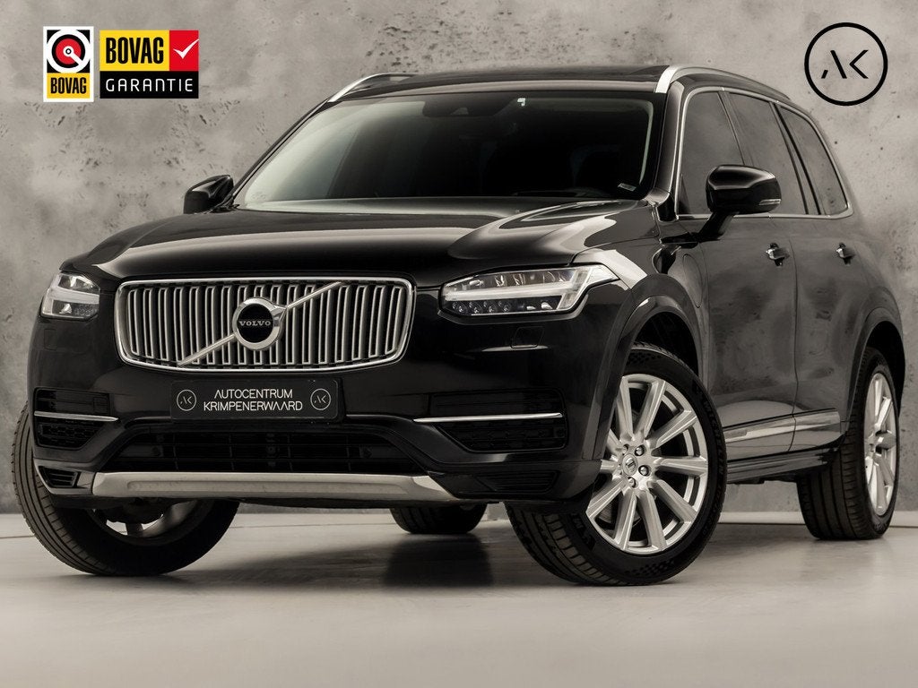 Volvo XC90 2.0 T8 Twin Engine AWD Inscription 7 Persoons 408, Auto's, Volvo, 12 maanden, Zwart, 4 cilinders, 7 stoelen