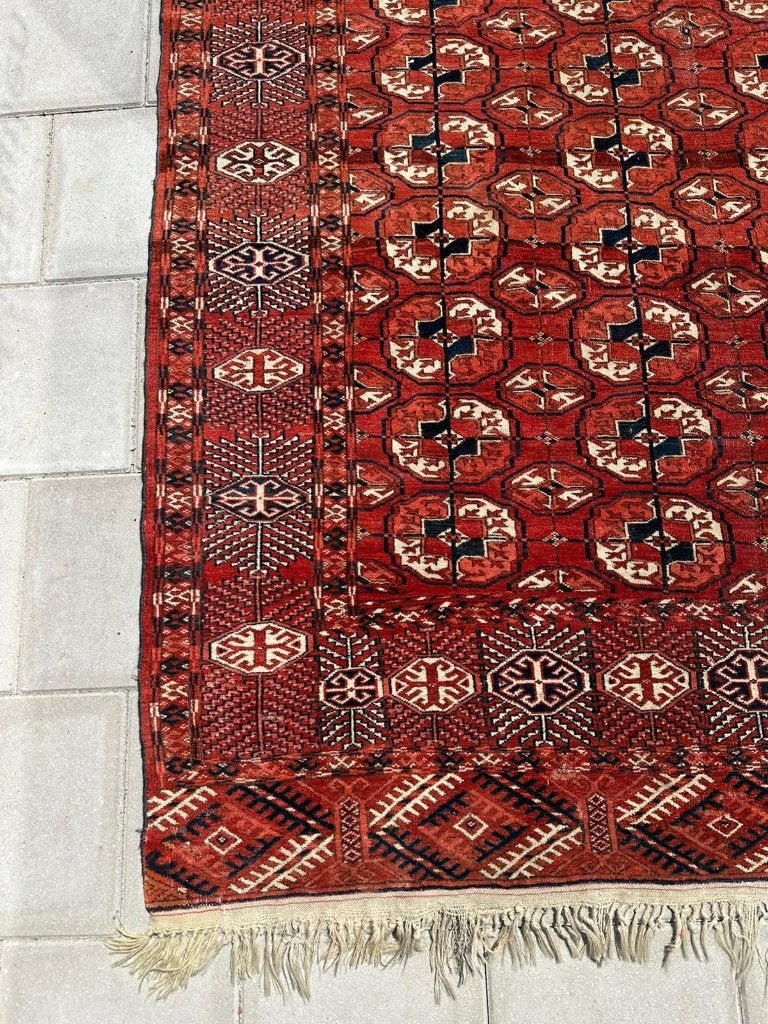 Authentiek Buchara tapijt 250169cm een tijdloos meesterwerk, Gebruikt, 200 cm of meer, Ophalen of Verzenden, Bruin
