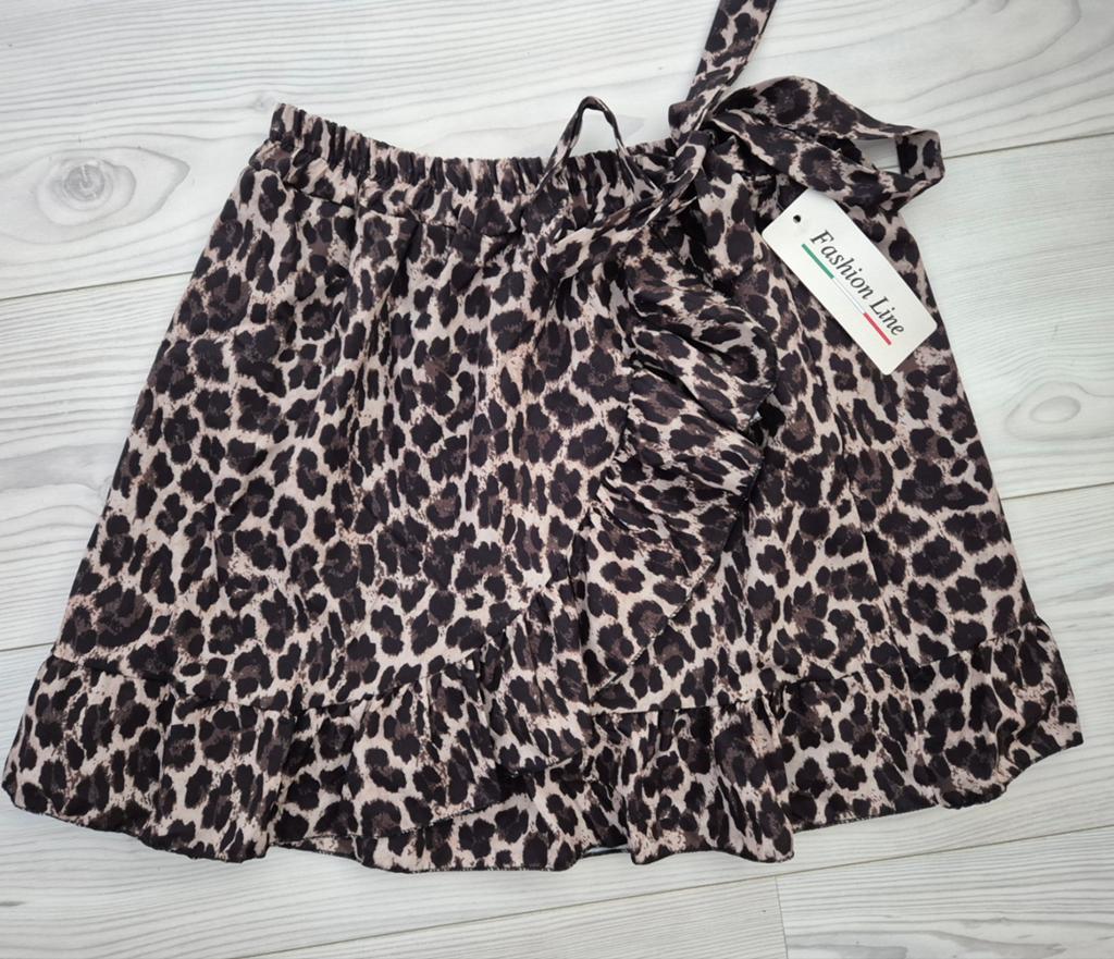 Nieuw leuk zomers panterrokje met strik, Verzenden, Nieuw, Maat 38/40 (M), Boven de knie