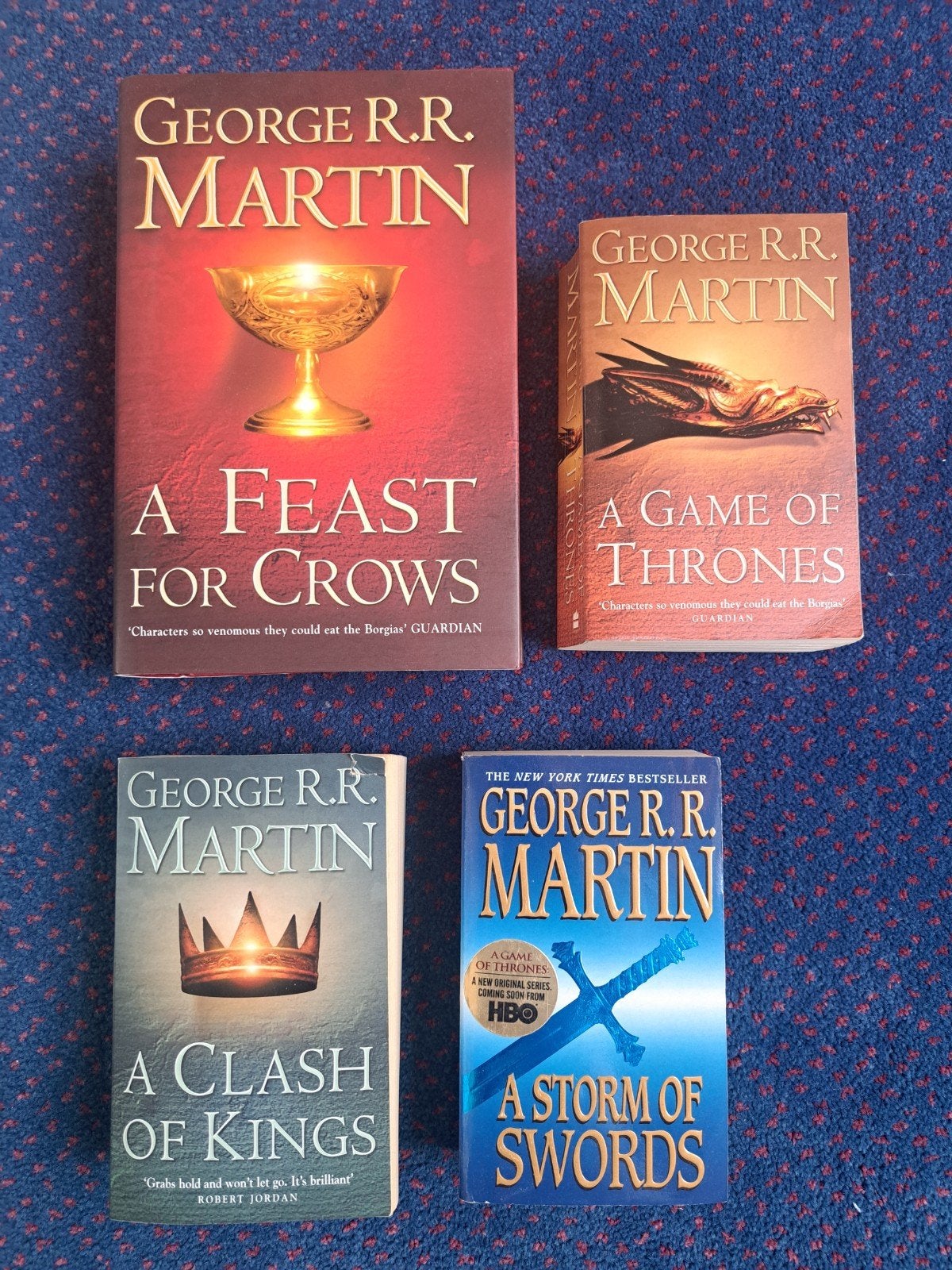 Game of Thrones Boekenreeks - George R.R. Martin - Engels, Boeken, Ophalen of Verzenden, Gelezen