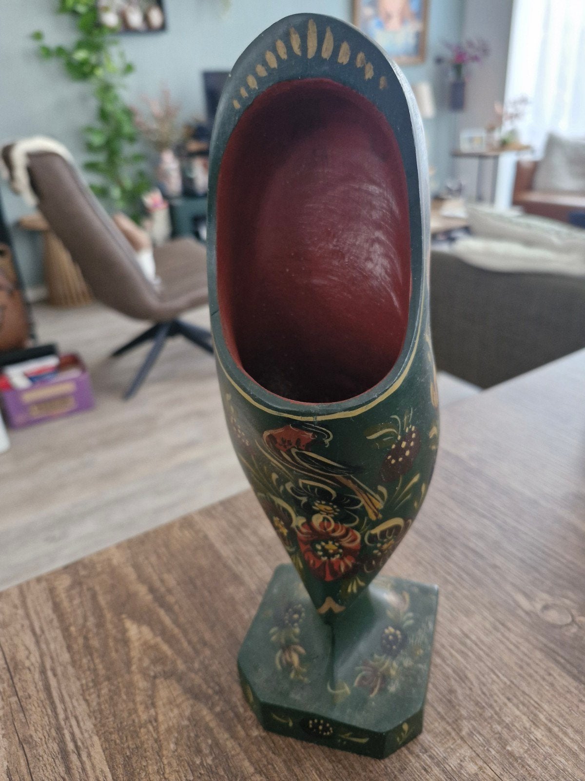 traditionele Hindelooper klomp souvenir, Ophalen of Verzenden