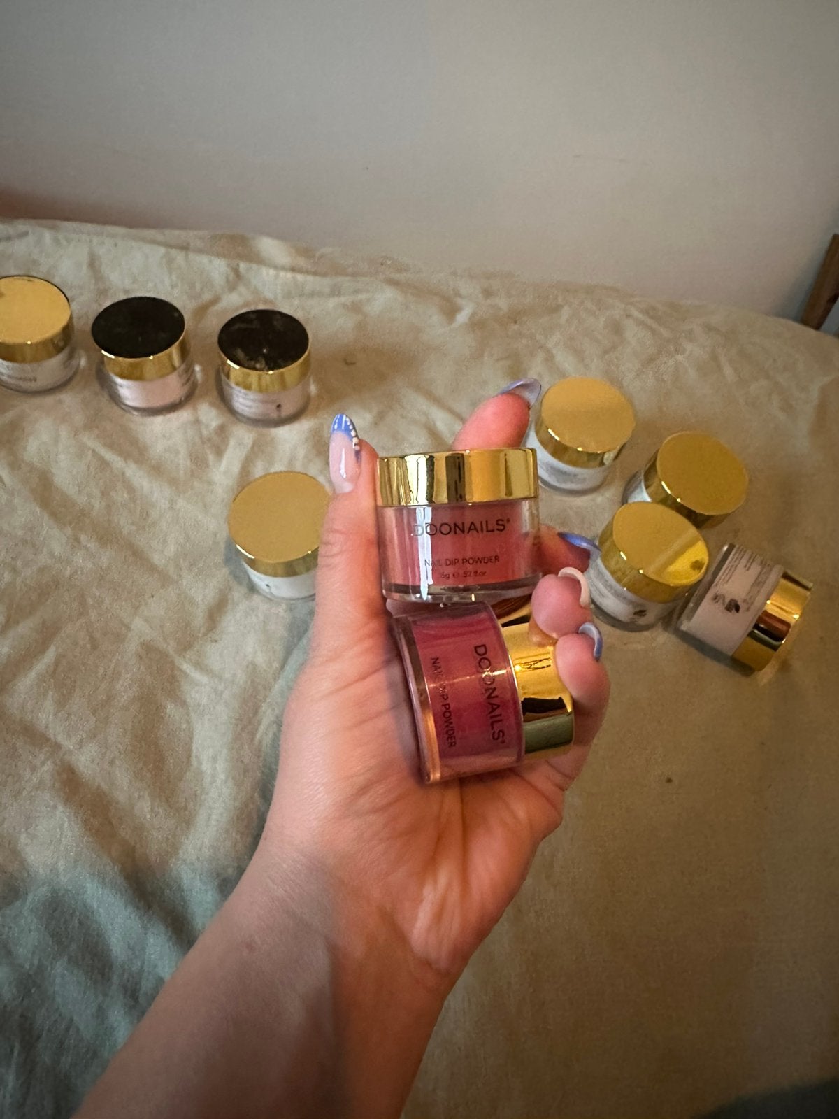 Doonails dipping powder voor nagels, Ophalen of Verzenden, Zo goed als nieuw, Overige kleuren, Handen en Nagels