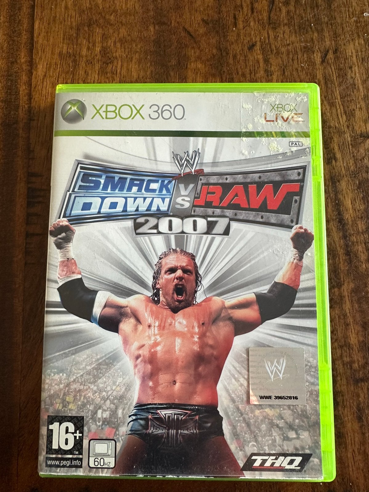 Xbox 360 smack down vs raw 2007, Spelcomputers en Games, Games | Xbox 360, Vechten, Verzenden, 2 spelers, Zo goed als nieuw
