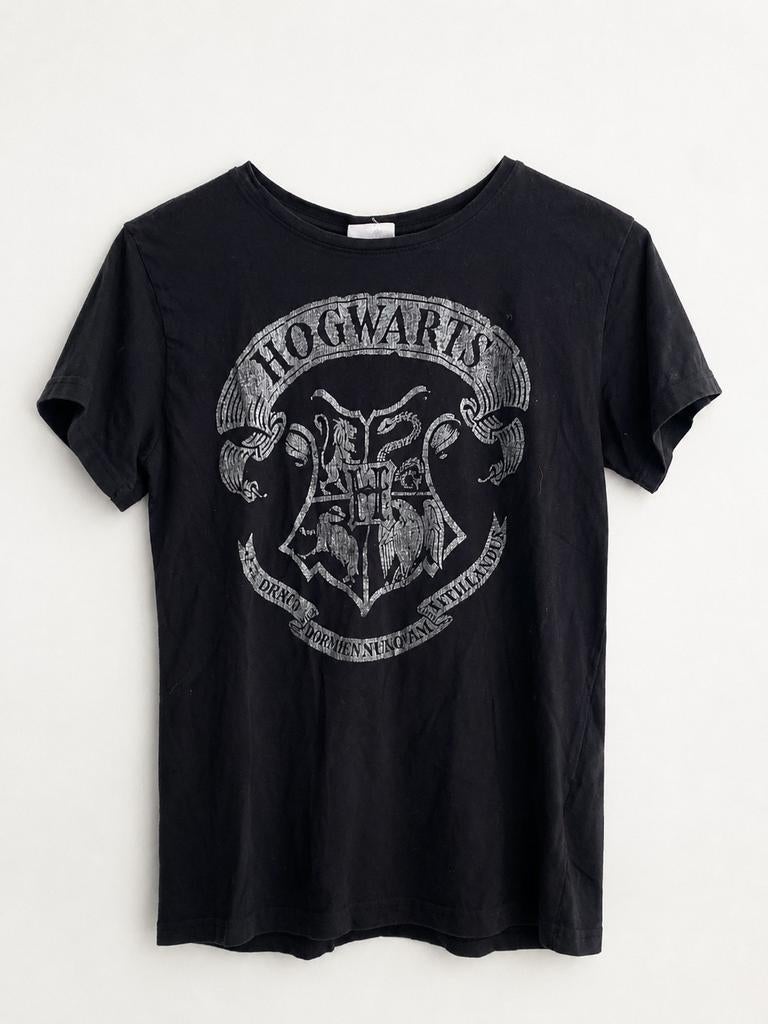 Harry Potter T-shirt Hogwarts Crest - Maat 158/164, Gebruikt, Jongen of Meisje, Ophalen of Verzenden, Shirt of Longsleeve