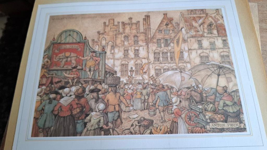 Afbeelding Groningen anton pieck raad en wijnhuis, Ophalen of Verzenden