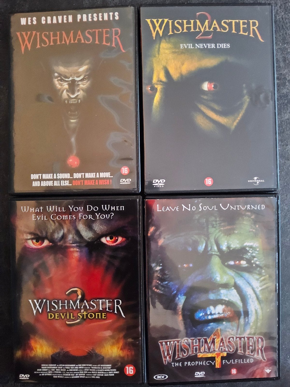 Wishmaster DVD Boxset - De Complete Horror Collectie, Horror, Engels, Vanaf 16 jaar, Nederlands