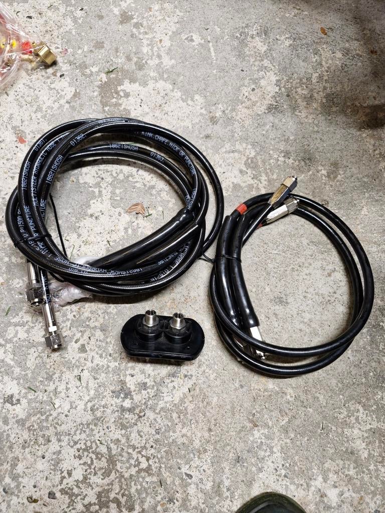 Hydraulische slangen met wanddoorvoer voor bootbesturing, Watersport en Boten, Accessoires en Onderhoud, Ophalen of Verzenden