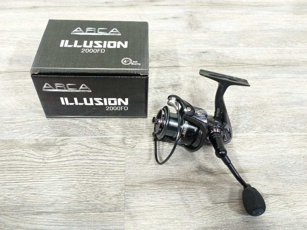 NIEUW Arca Illusion 2000 FD Molen 5-Lagers Aluminium Spoel, Ophalen of Verzenden, Nieuw, Molen