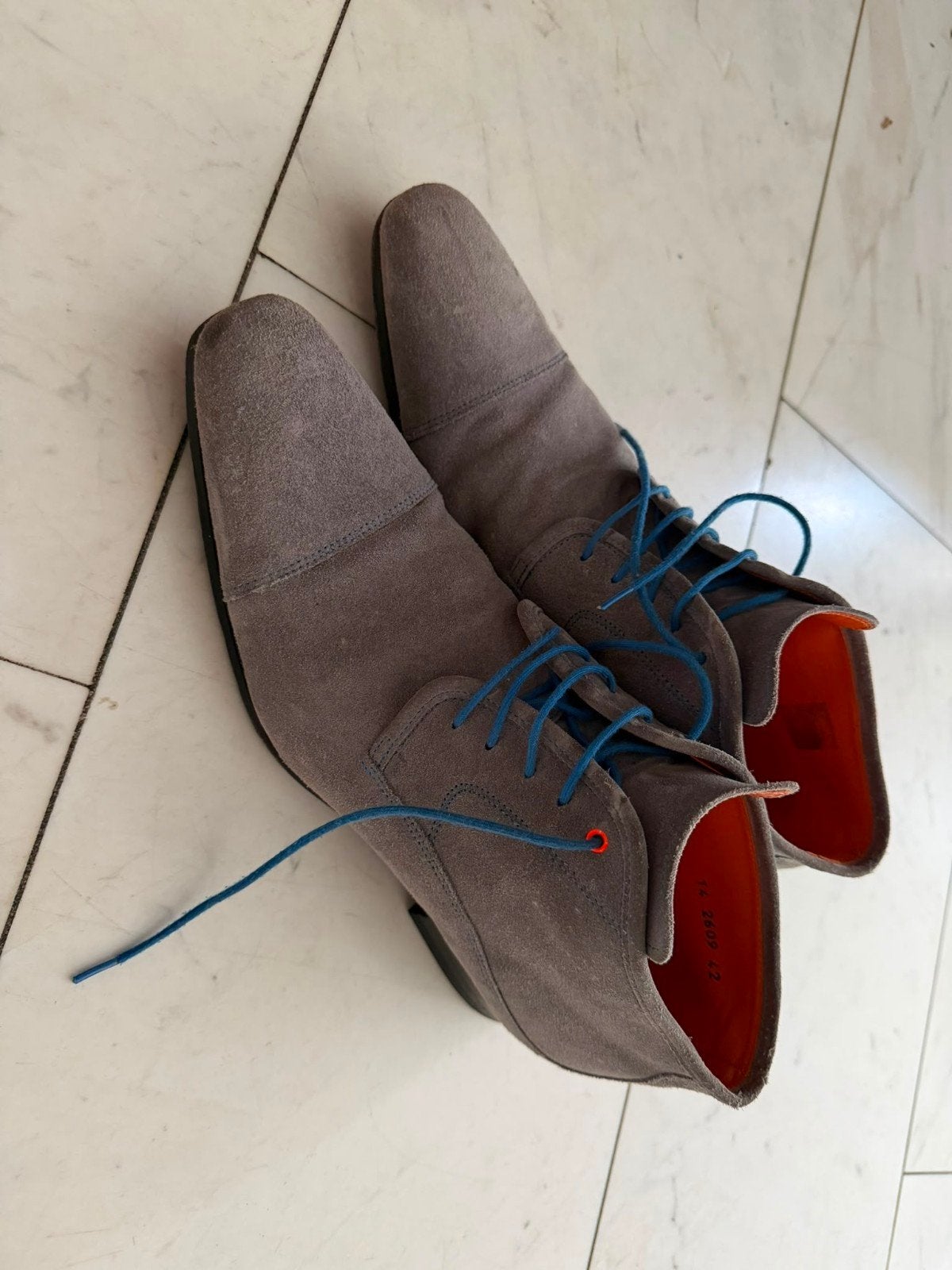 Orange shoes grijze herenschoenen maat 42 of 8., Ophalen of Verzenden, Zo goed als nieuw, Overige kleuren