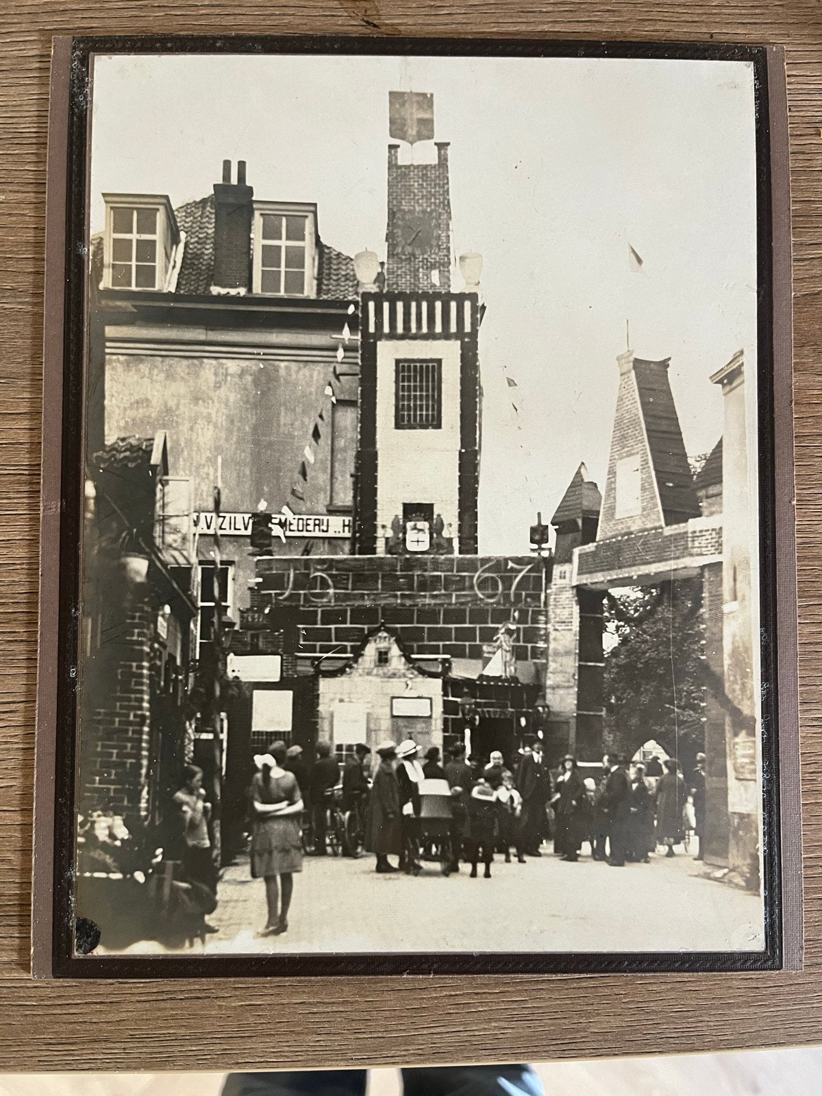 Antieke Foto Zutphen Viering 1567 Hagepoort Burgerweeshuis, Ophalen of Verzenden, Voor 1920, Gelderland