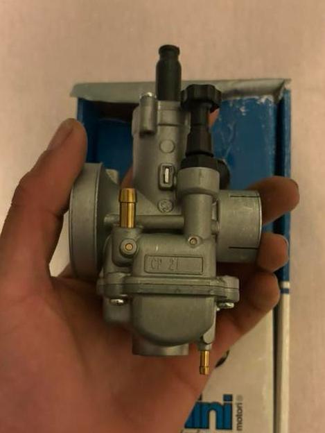 Polini cp21 carburateur Piaggio/Gilera, Fietsen en Brommers, Ophalen of Verzenden, Zo goed als nieuw, Carburateur
