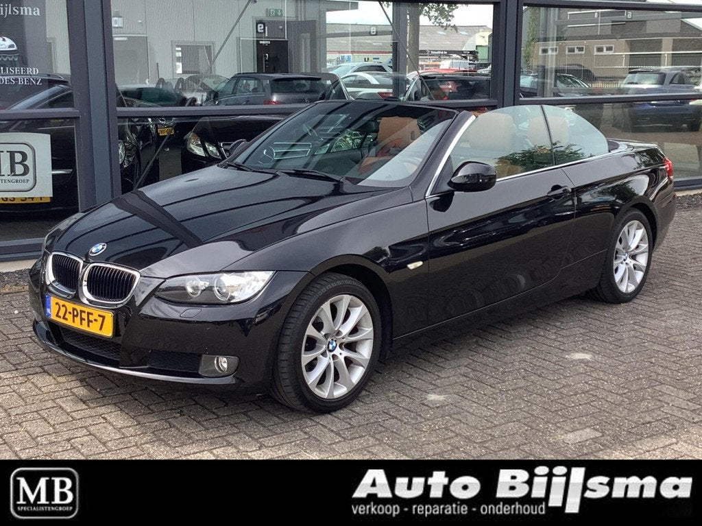 BMW 3-serie Cabrio 320i High Executive, navi, cruise, ledere, Auto's, BMW, Bedrijf, Te koop, 3-Serie, ABS, Airbags, Airconditioning