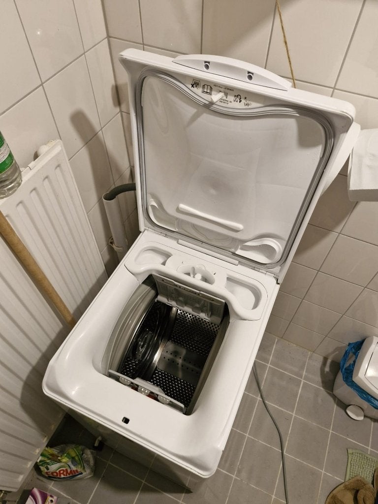 Nette AEG Bovenlader Wasmachine, Witgoed en Apparatuur, Ophalen, 1200 tot 1600 toeren, Gebruikt, 4 tot 6 kg