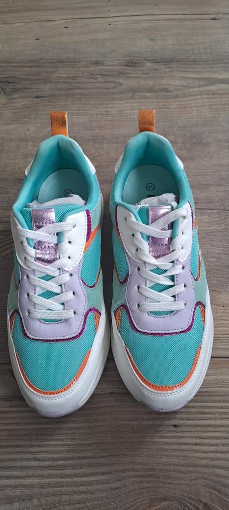 Fantastische gekleurde sneakers Poelman Posh maat 41, Overige kleuren, Ophalen of Verzenden, Poelman Posh, Sneakers of Gympen