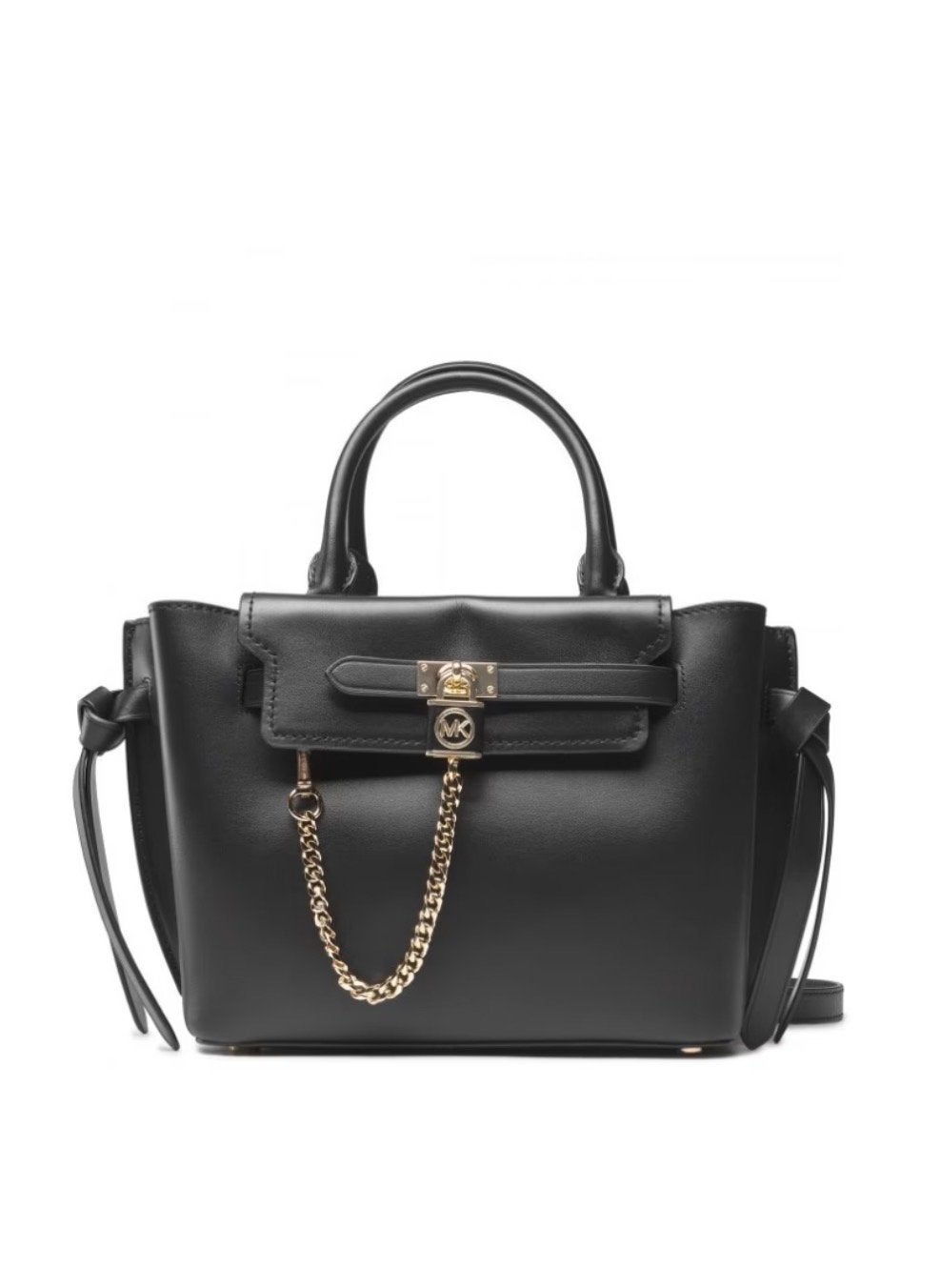 Michael Kors Hamilton Legacy Handtas Zwart, Ophalen, Zo goed als nieuw, Zwart, Handtas