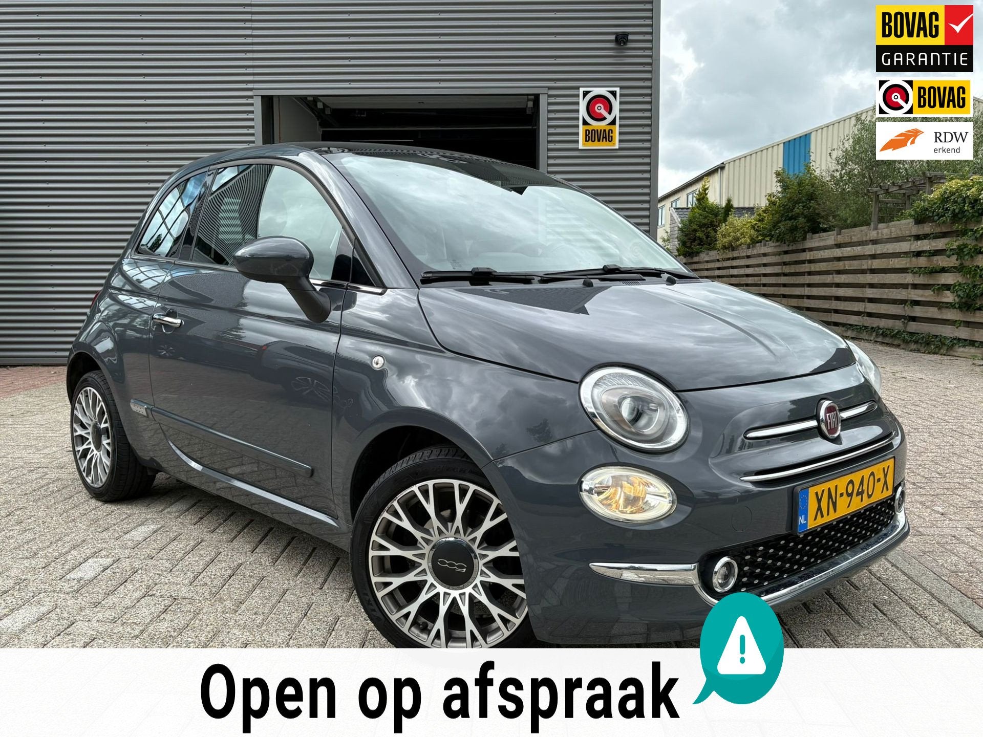 Fiat 500 0.9 TwinAir Turbo Collezione PANO,NIEUWE-APK,GARANT, Auto's, Fiat, Voorwielaandrijving, Automatische klimaatregeling