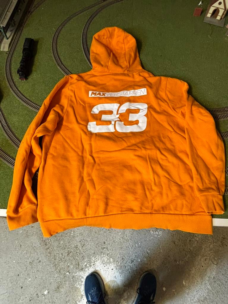 Trui, Ophalen of Verzenden, Zo goed als nieuw, Maat 56/58 (XL), Oranje