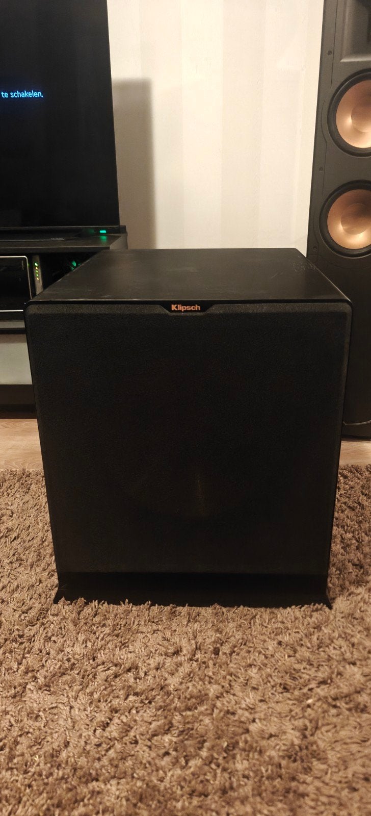 Klipsch R-115SW Subwoofer - Krachtige Baservaring, Audio, Tv en Foto, Home Cinema-sets, Ophalen of Verzenden, Gebruikt, Overige merken