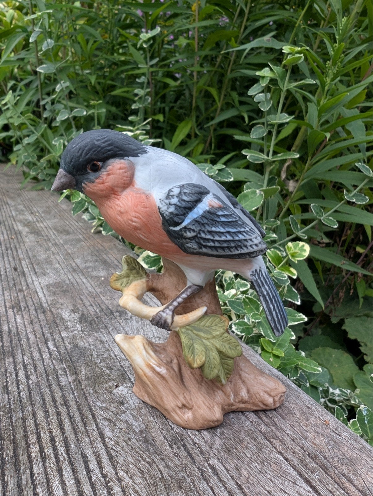 Vintage Goudvink Beeldje - Prachtige Bullfinch Figuur, Ophalen of Verzenden, Gebruikt, Vogel, Beeldje of Figuurtje