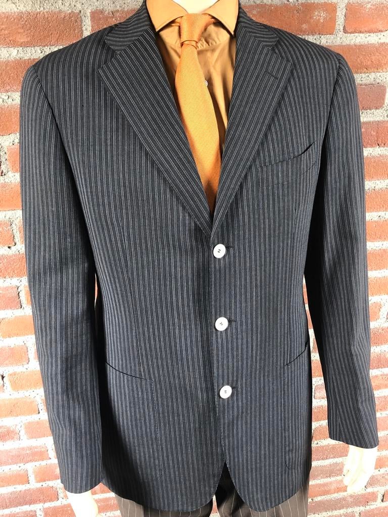 Pal Zileri blazer/ jasje 90 Wol 10 Mohair Mt 54, Ophalen of Verzenden, Gedragen, Maat 56/58 (XL), Grijs