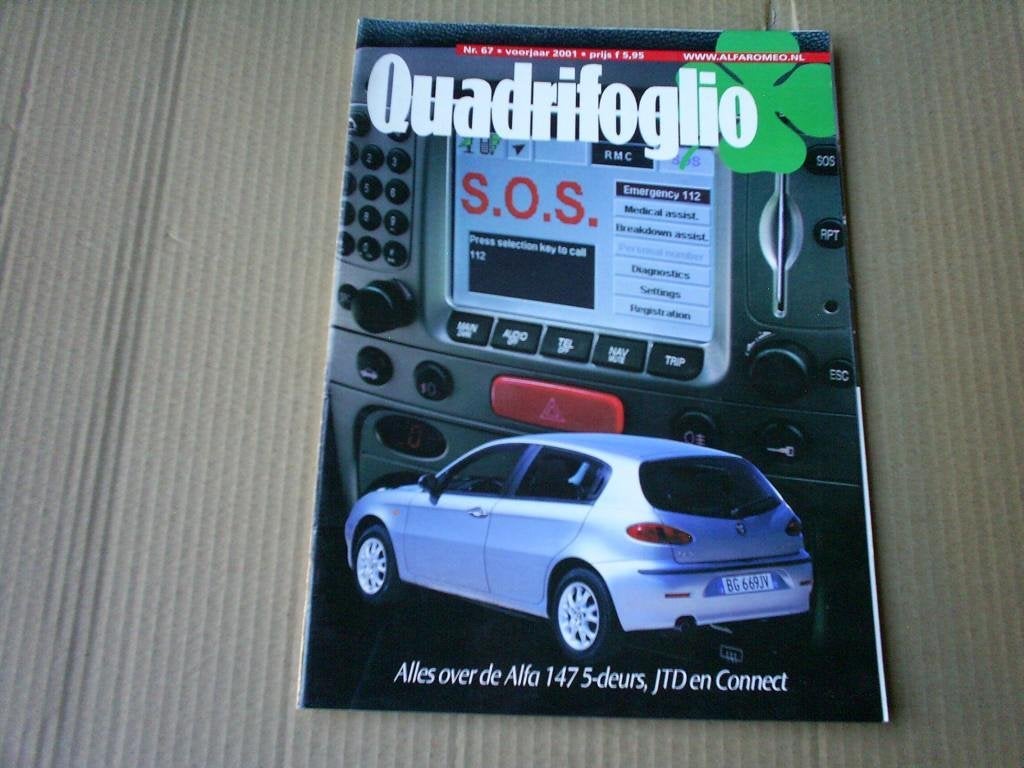 Alfa Quadrifoglio o.a. 156 / 147 / 1900 CS Sprint Coupe, Verzenden, Zo goed als nieuw, Alfa Romeo