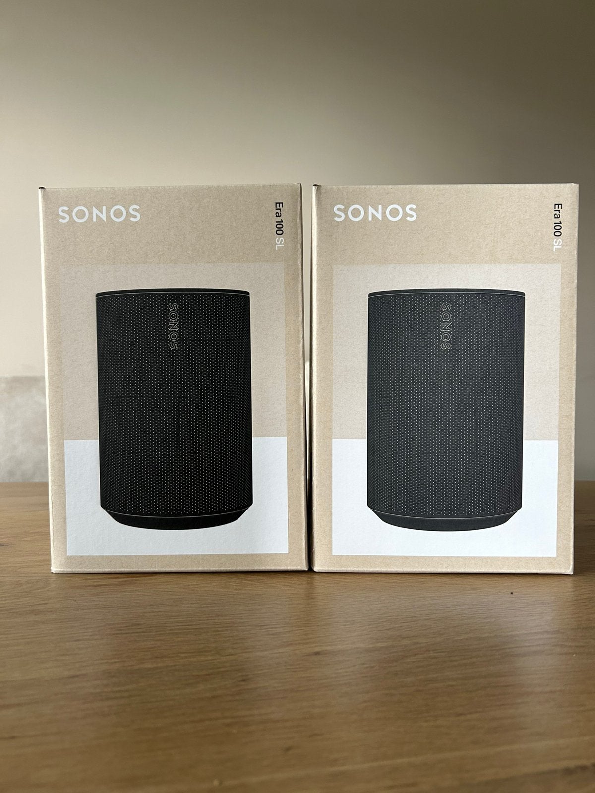 Set Sonos Era 100 SL - Zwart en Wit, Audio, Tv en Foto, Luidsprekers, Nieuw, Ophalen of Verzenden, Sonos, Sonos