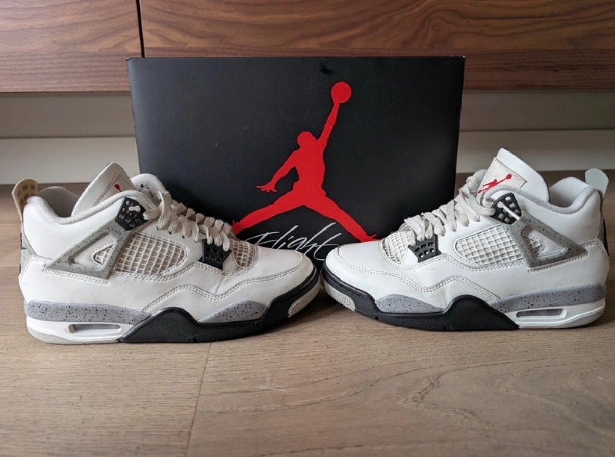 Nike Air Jordan 4 Retro Summit - Maat 40.5 valt als 39,5, Ophalen of Verzenden, Zo goed als nieuw, Wit, Sneakers of Gympen
