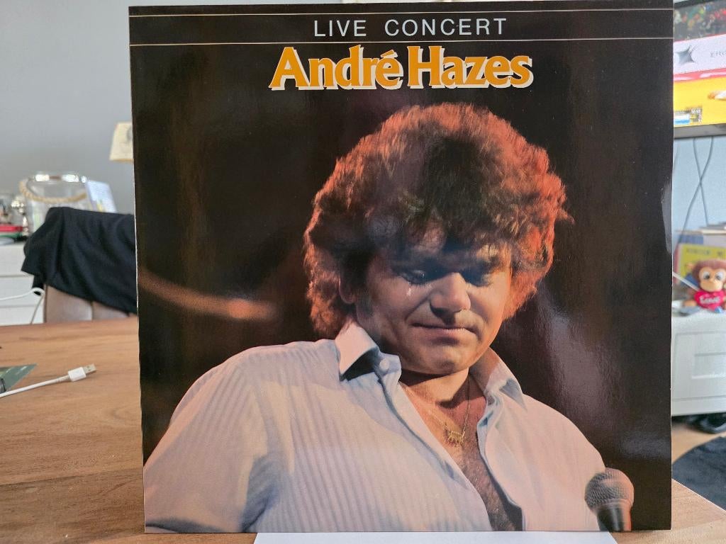 LP André Hazes - Live Concert, Cd's en Dvd's, Vinyl | Nederlandstalig, Gebruikt, 1980 - 1989, Ophalen of Verzenden, Levenslied of Smartlap