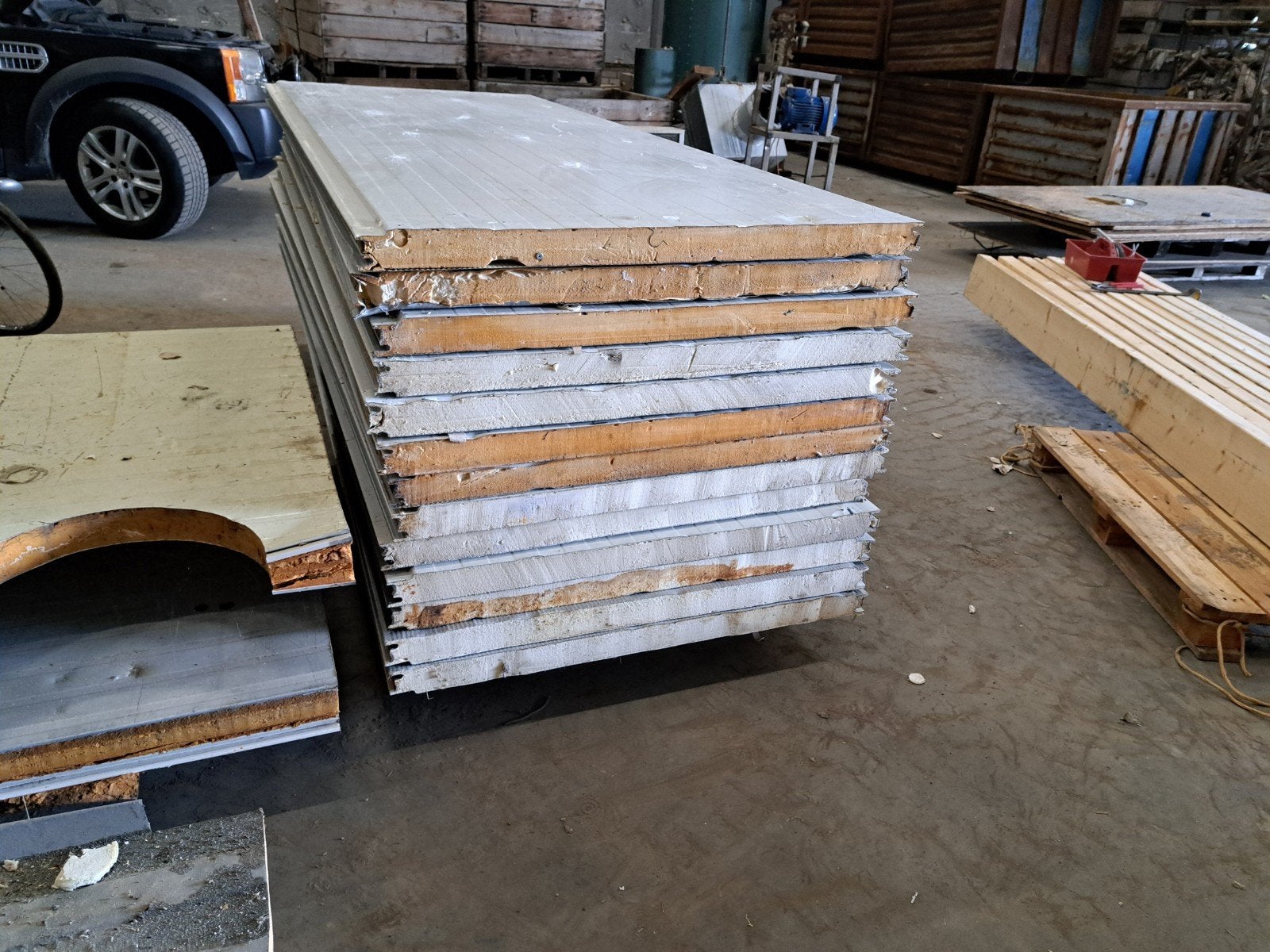 sandwichpanelen en dak sandwichpanelen panelen., Ophalen
