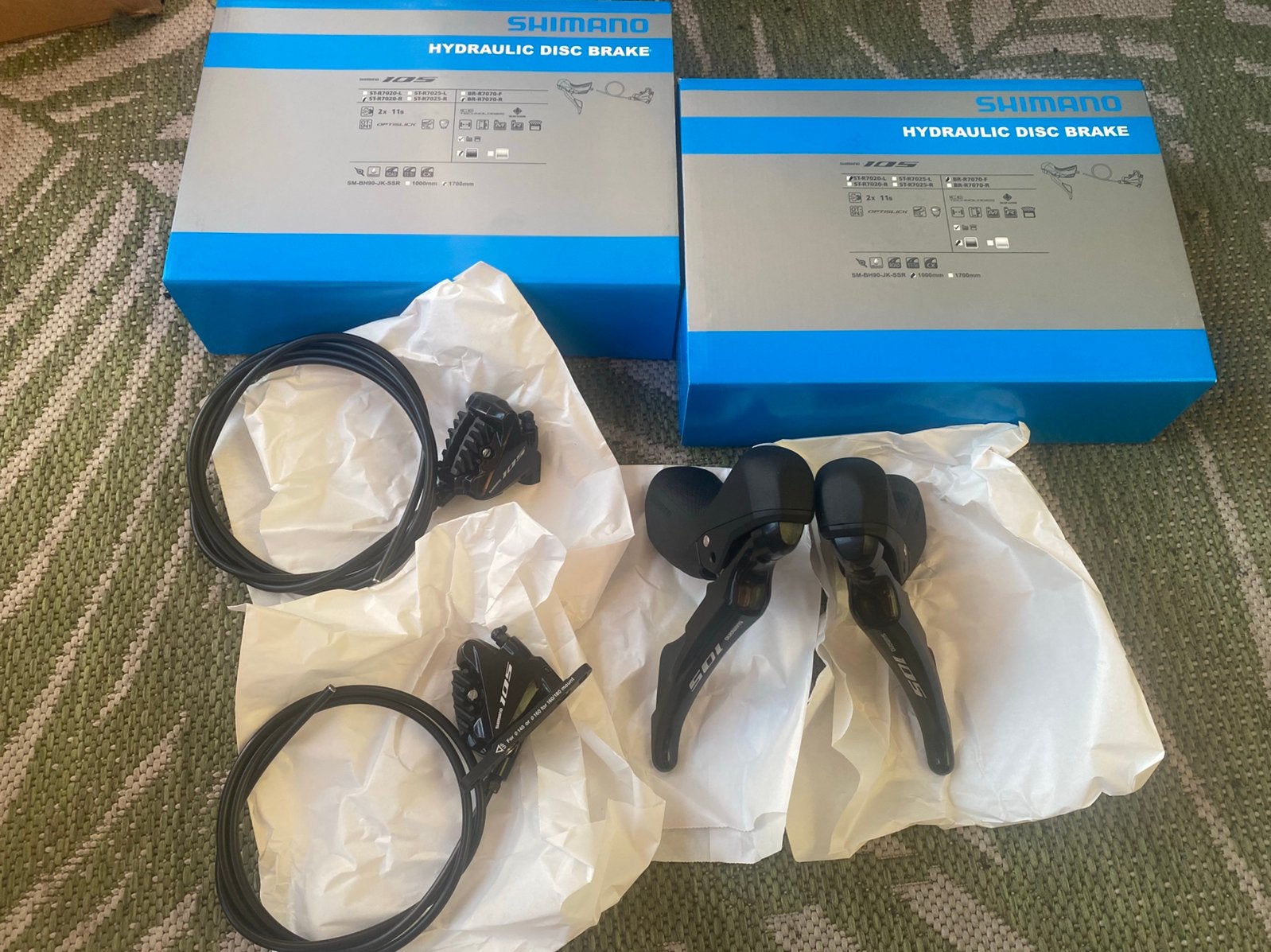 Shimano 105 R7020 Shifters en Remmen - Nieuw, Ophalen of Verzenden, Nieuw, Racefiets, Remmen