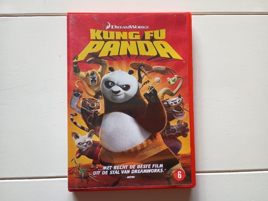 DVD Kung Fu Panda: Kinderfilm Dreamworks Jack Black Komedie, Tekenfilm, Amerikaans, Inclusief doosje, Nederlands