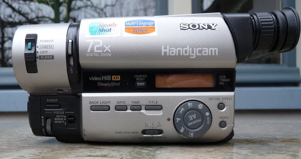 Zelf digitaliseren ? Sony Video8 en Hi8 TBC DNR, Ophalen, Hi 8, Camera