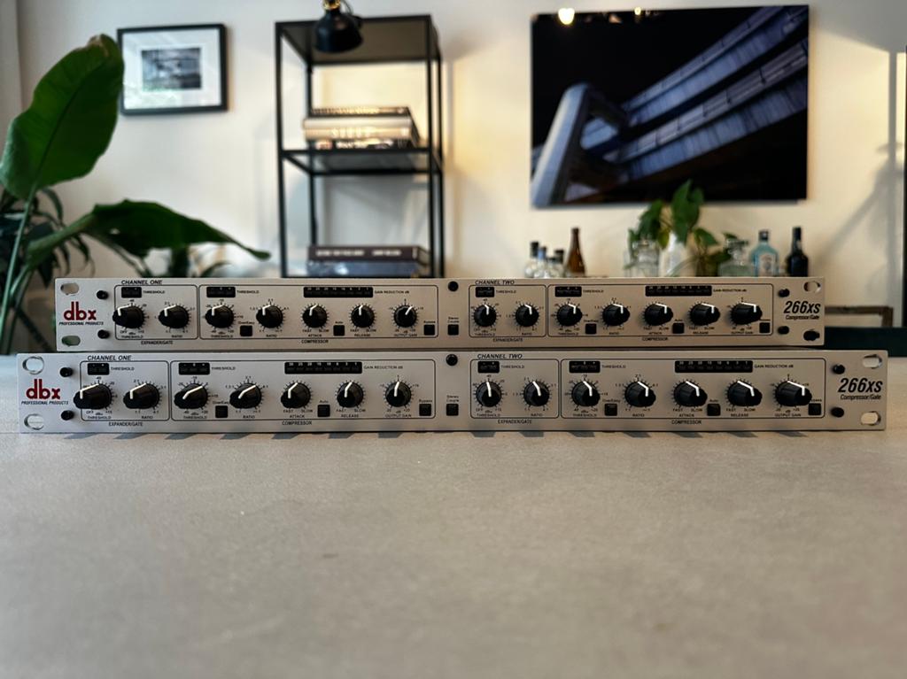2x DBX 266xs stereo compressor, Ophalen of Verzenden, Zo goed als nieuw