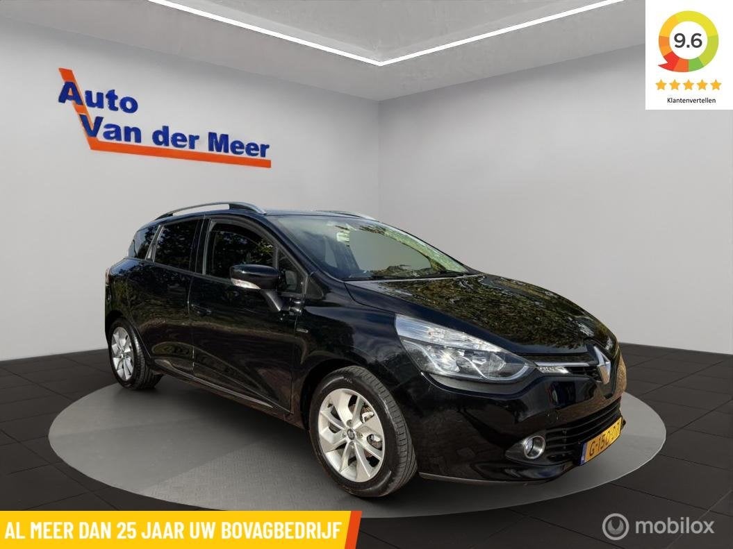 Renault Clio Estate 1.2 TCe Intens / Limited, 4 cilinders, Zwart, 615 kg, 19 km/l