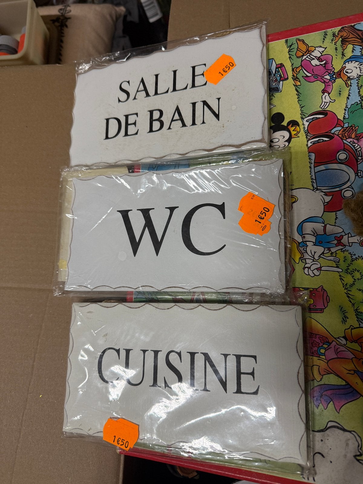 Brocante deurbordjes, Ophalen, Nieuw