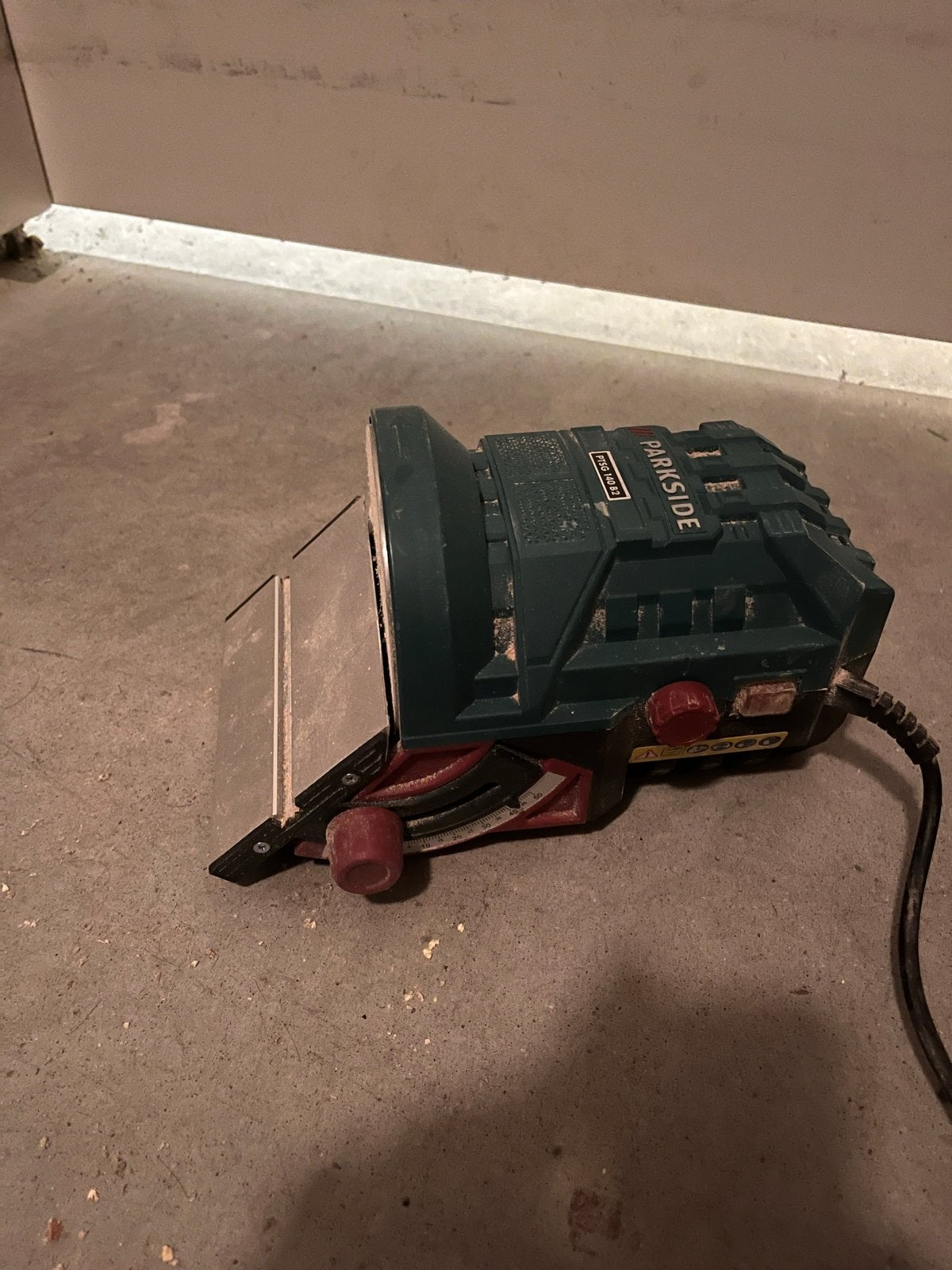 Parkside elektrische tegelsnijder / tegelzaag PTSG 140 B2, Doe-het-zelf en Verbouw, Minder dan 30 mm, Gebruikt, Overige typen