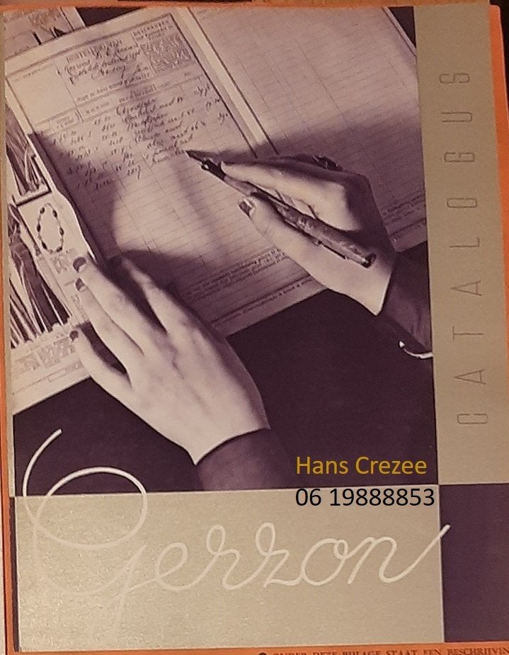zoek oud sinterklaas Gerzon catalogus 1930 1931 1932 1933, Ophalen of Verzenden, Gelezen, Folder