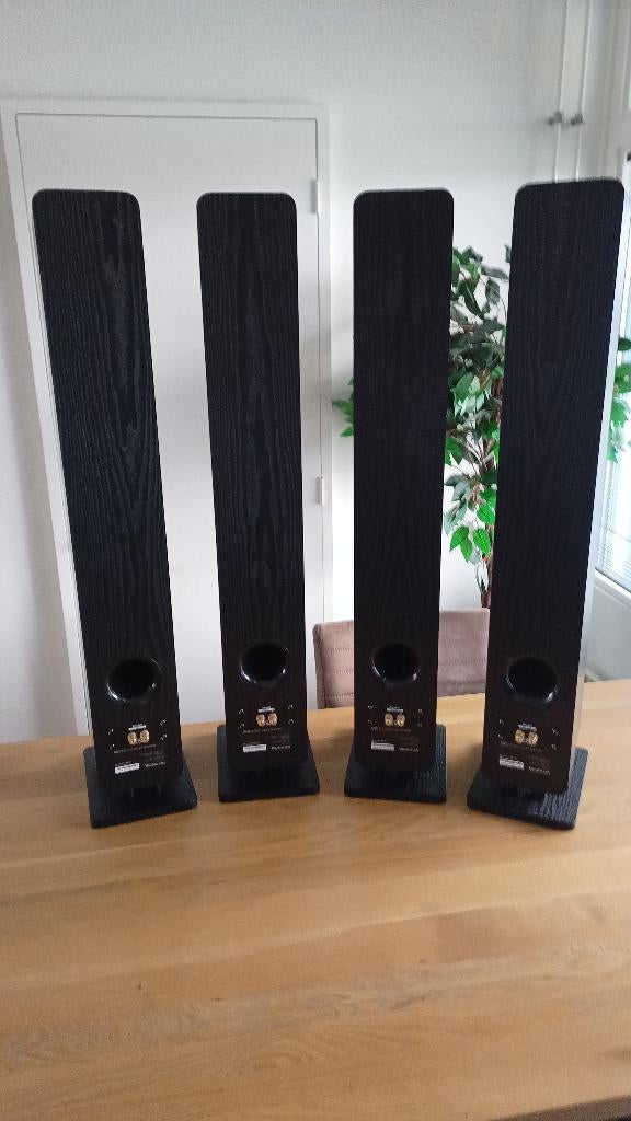 Audizio ARCO passief 2 paar speakers €160,00 1 paar €80,00, Zo goed als nieuw, 120 watt of meer, Front, Rear of Stereo speakers