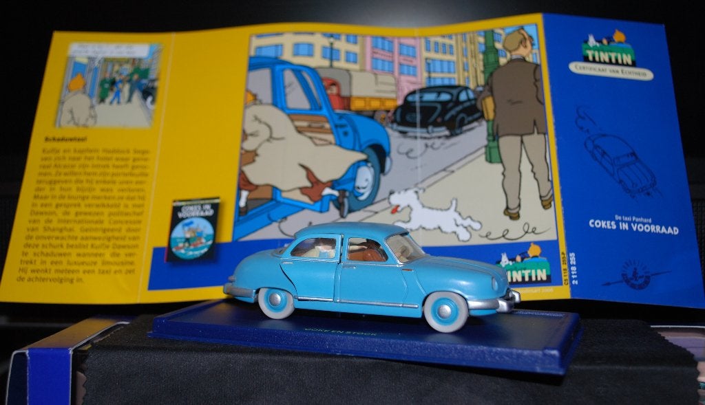 Kuifje auto No. 55 De taxi Panhard in "Cokes op voorraad", Hobby en Vrije tijd, Ophalen of Verzenden, Zo goed als nieuw, Auto
