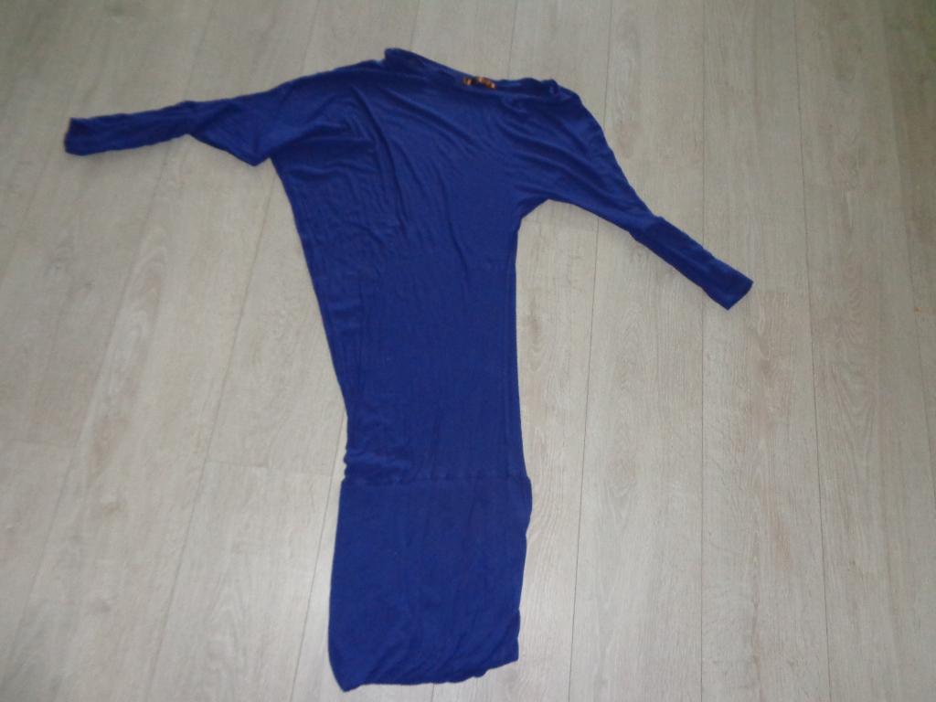 blauwe jurk van Supertrash, maat S, Blauw, Ophalen of Verzenden, Maat 36 (S), Gedragen