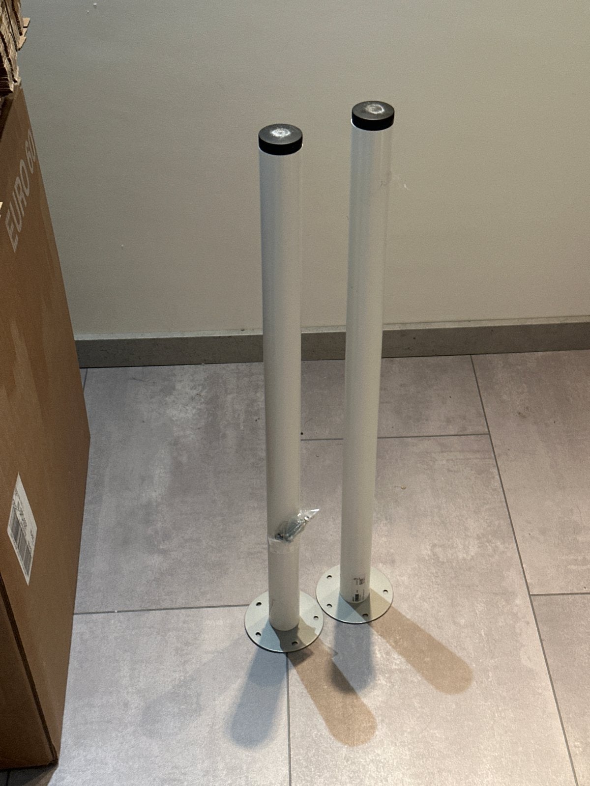 Ikea bureau tafelpoten - Set van 2, Ophalen, Tafelpoot, Minder dan 50 cm, Gebruikt