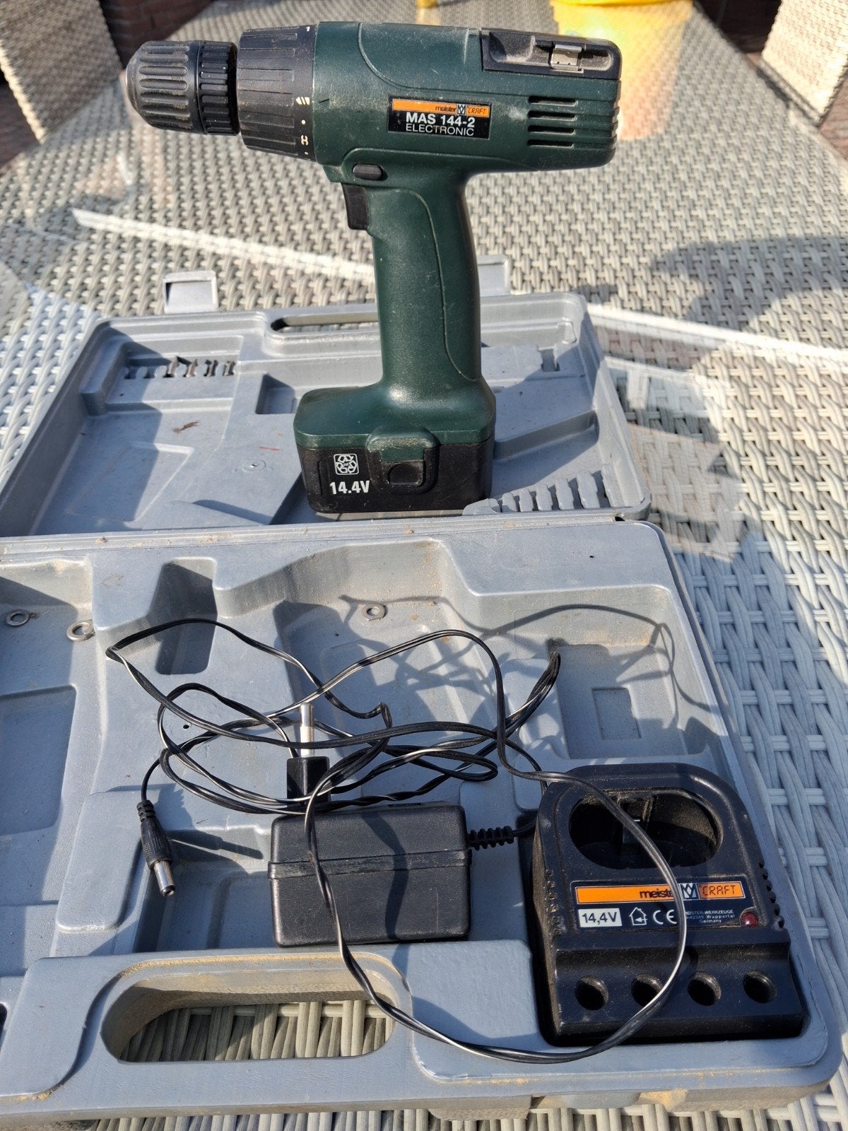 Meister Craft MAS 144-2 Accuboormachine met lader