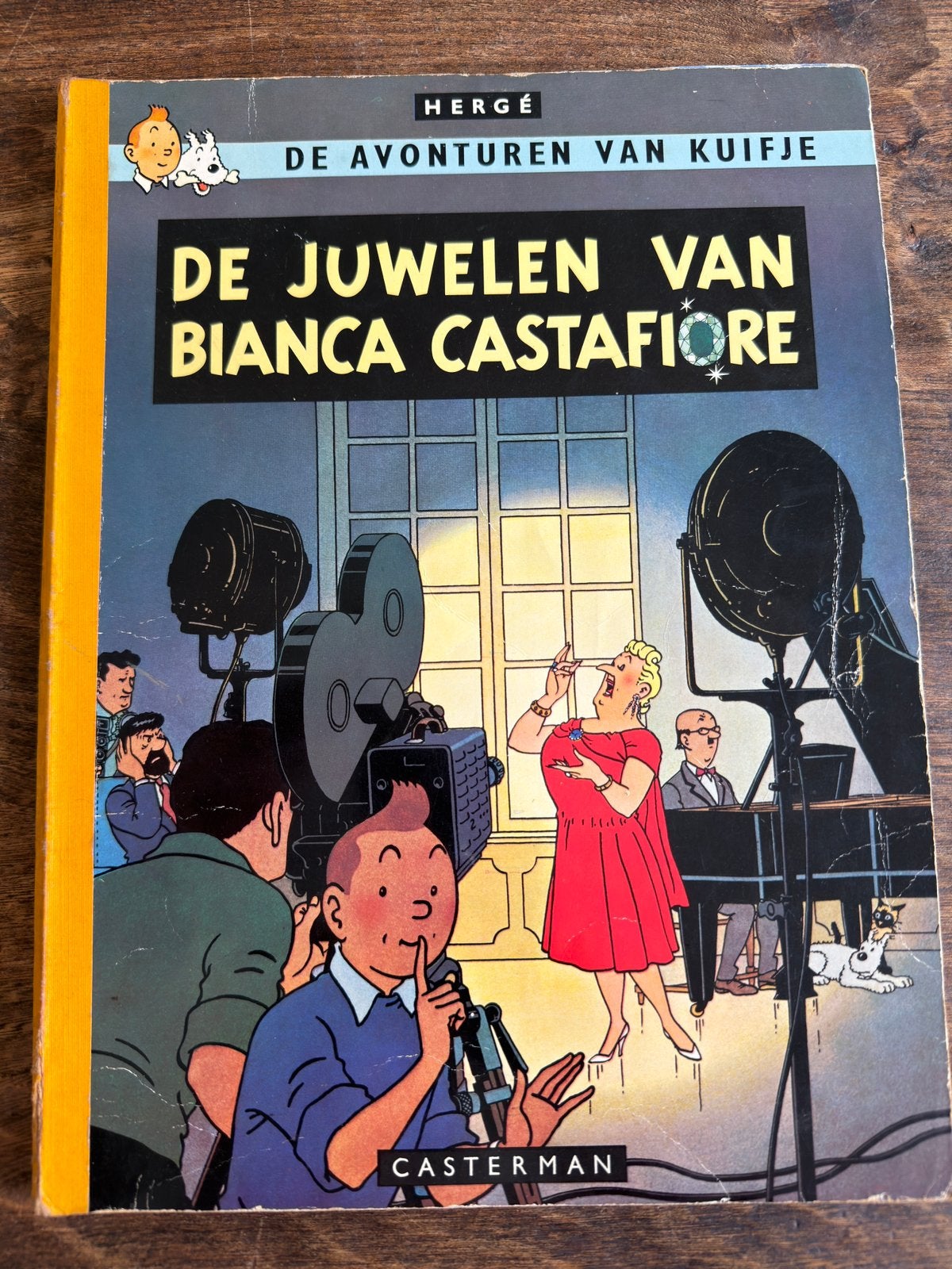 Kuifje – De Juwelen van Bianca Castafiore – 1e druk 1963, Boeken, Eén stripboek, Ophalen, Zo goed als nieuw