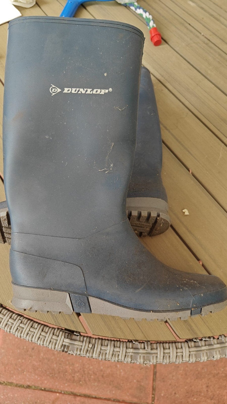 Dunlop rubber laars mt 42, Ophalen, Zo goed als nieuw, Laarzen, Dunlop