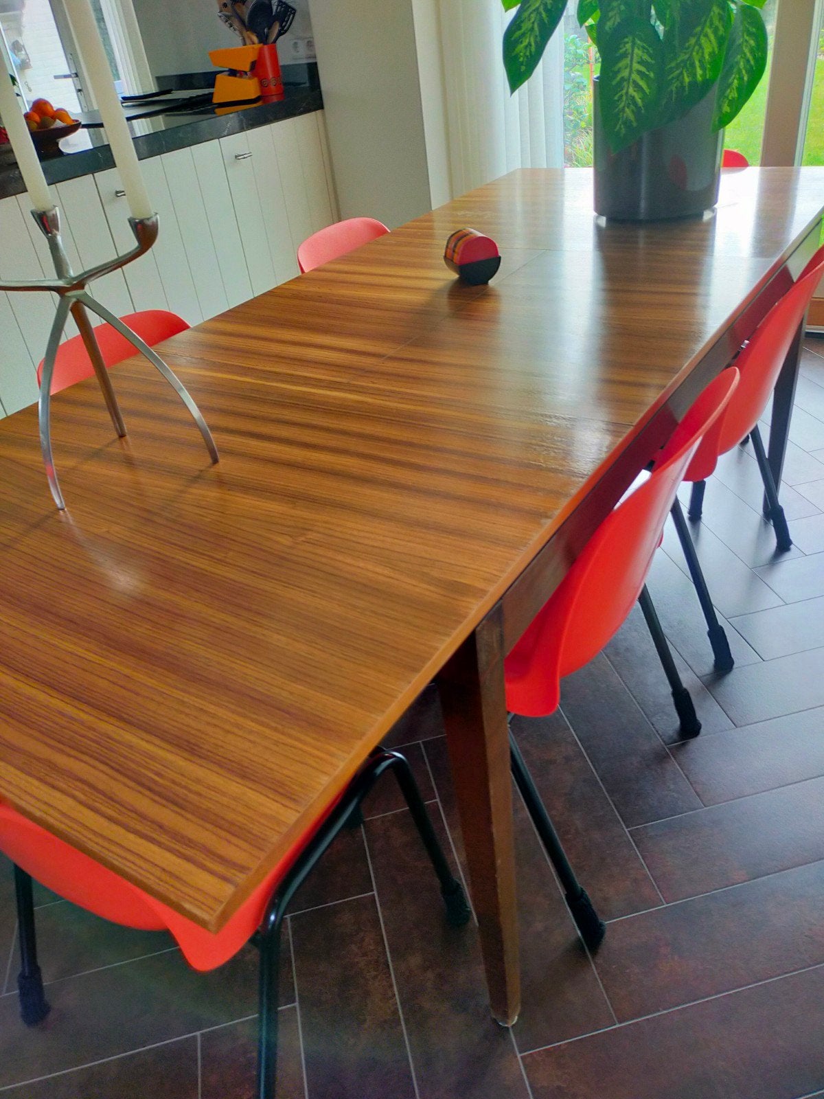 vintage eettafel, Ophalen