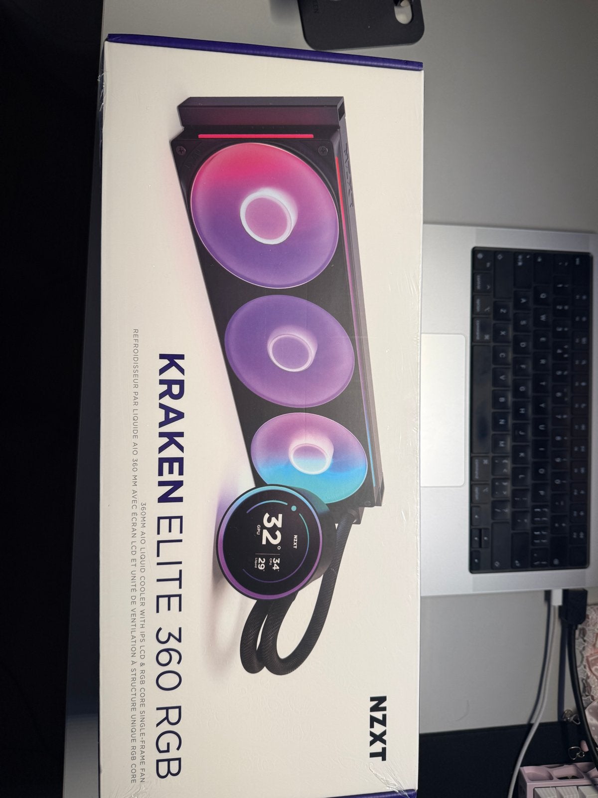 NZXT Kraken Elite 360 RGB Waterkoeling, Ophalen, Nieuw, Waterkoeling