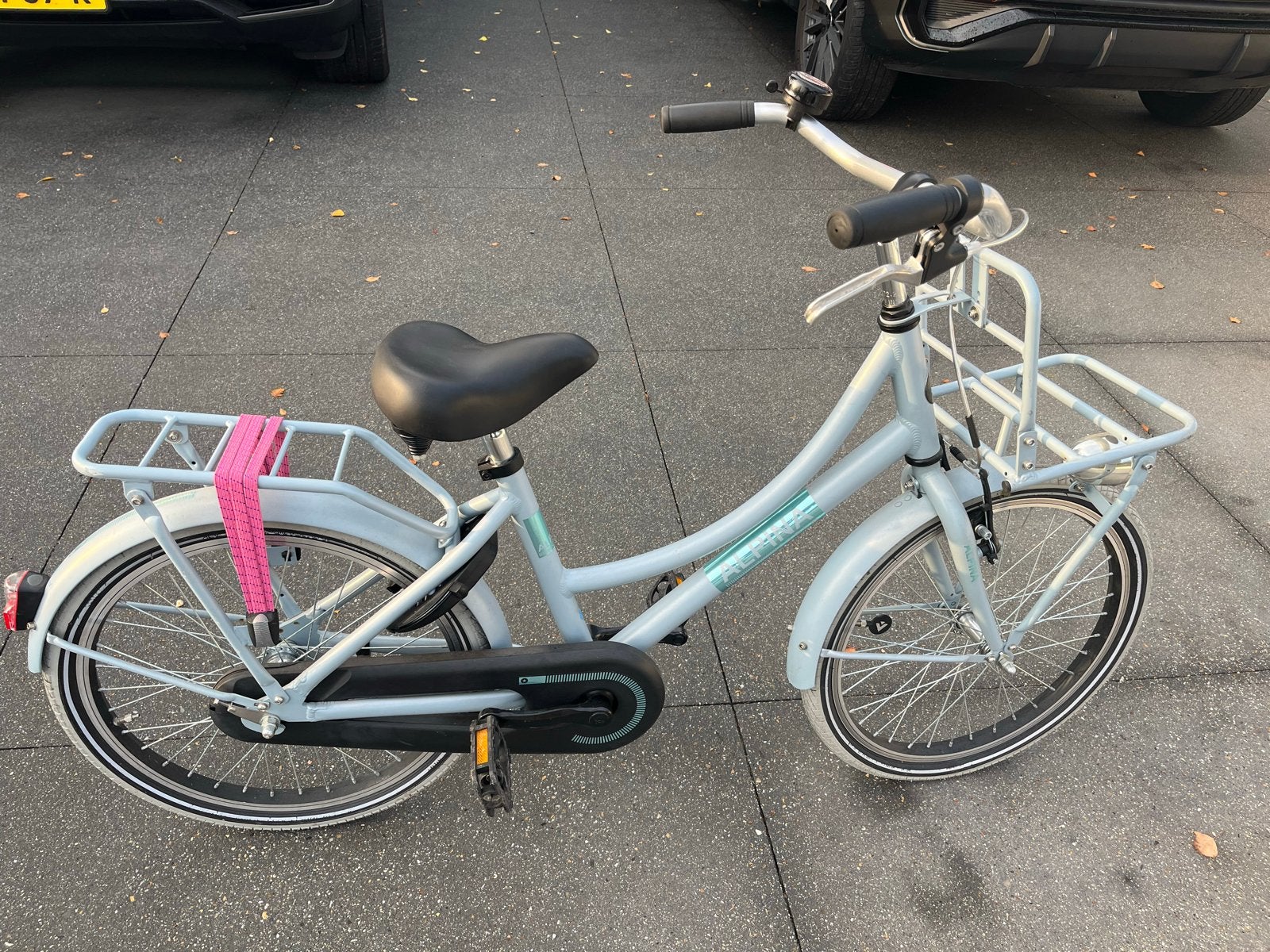Alpina Meisjesfiets - Lichtblauw - Zo goed als nieuw