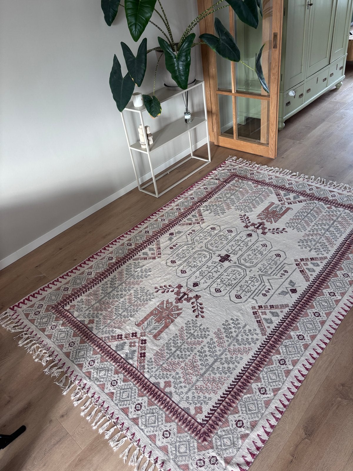 Sissy-boy Homeland katoenen vloerkleed 170x240 cm, Wit, 150 tot 200 cm, 200 cm of meer, Ophalen of Verzenden
